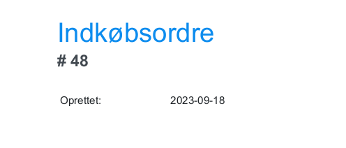 Hvad er PO nummer og hvad bruges det til?